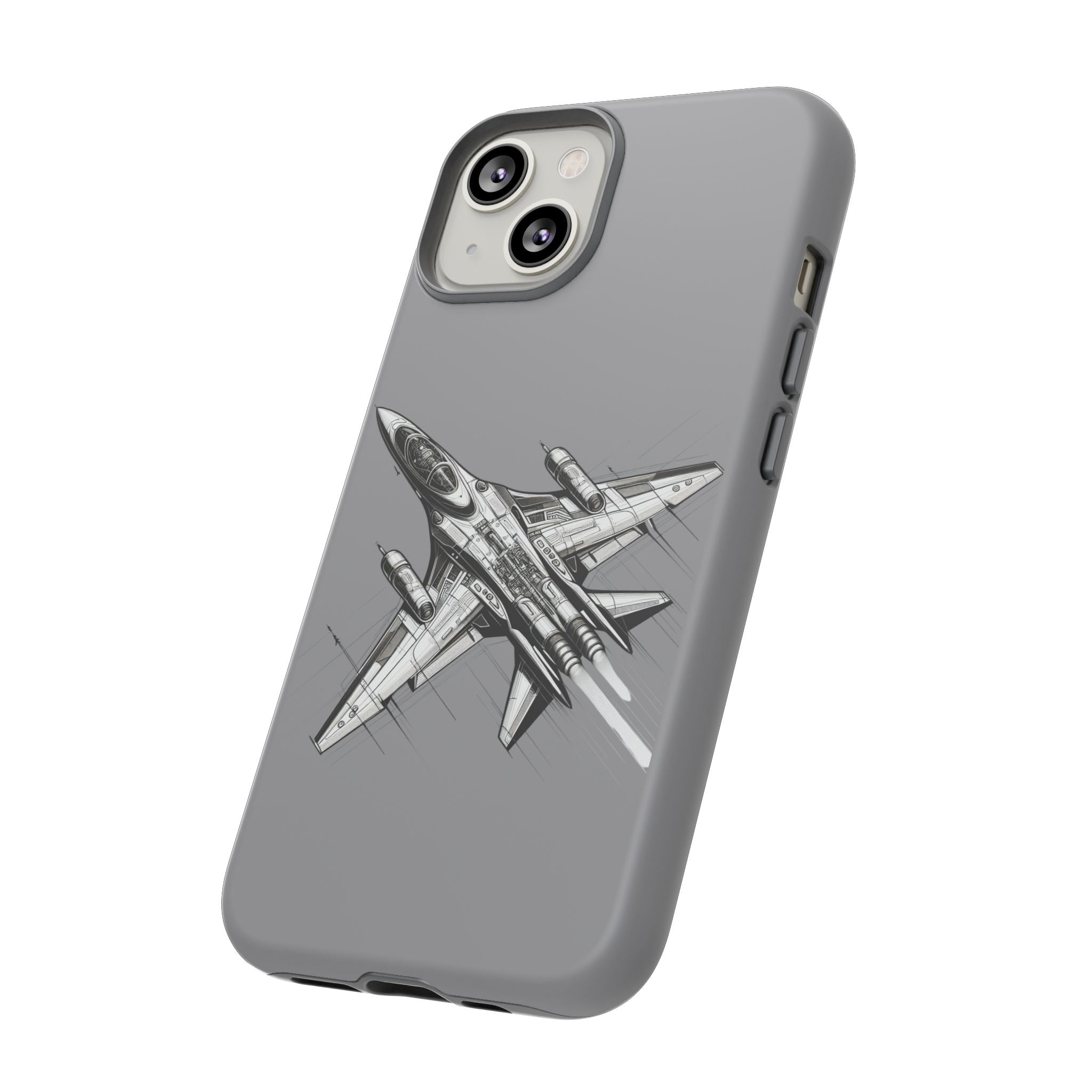 Tough Cases - Airplane Phone Case, Fighter Jet Design, Gift for Aviation Lovers, Durable Protection, Cool Tech Accessories