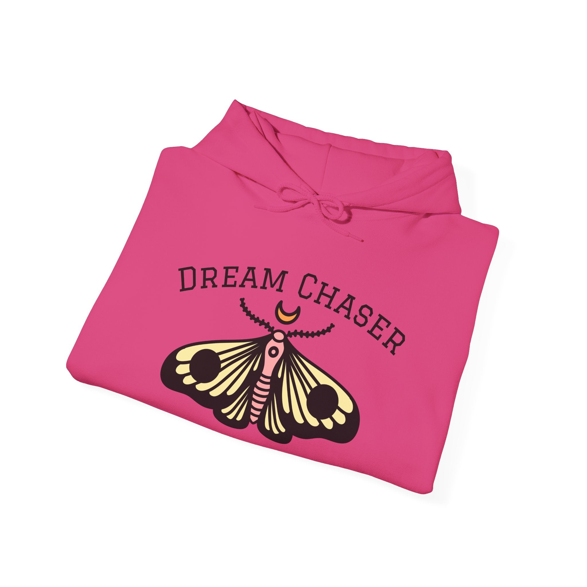 Dream Chaser Hooded Sweatshirt for Free Spirits, Cozy Gift, Motivational Apparel, Unisex Hoodie, Perfect for Every Occasion