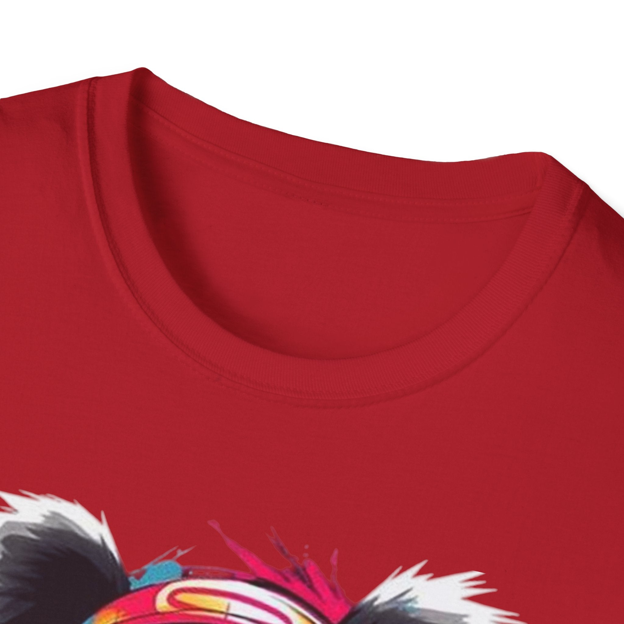Colorful Panda Graphic Unisex T-Shirt | Cute Animal Tee for Casual Wear, Gifts, Eco-Friendly Fashion, Birthday Party