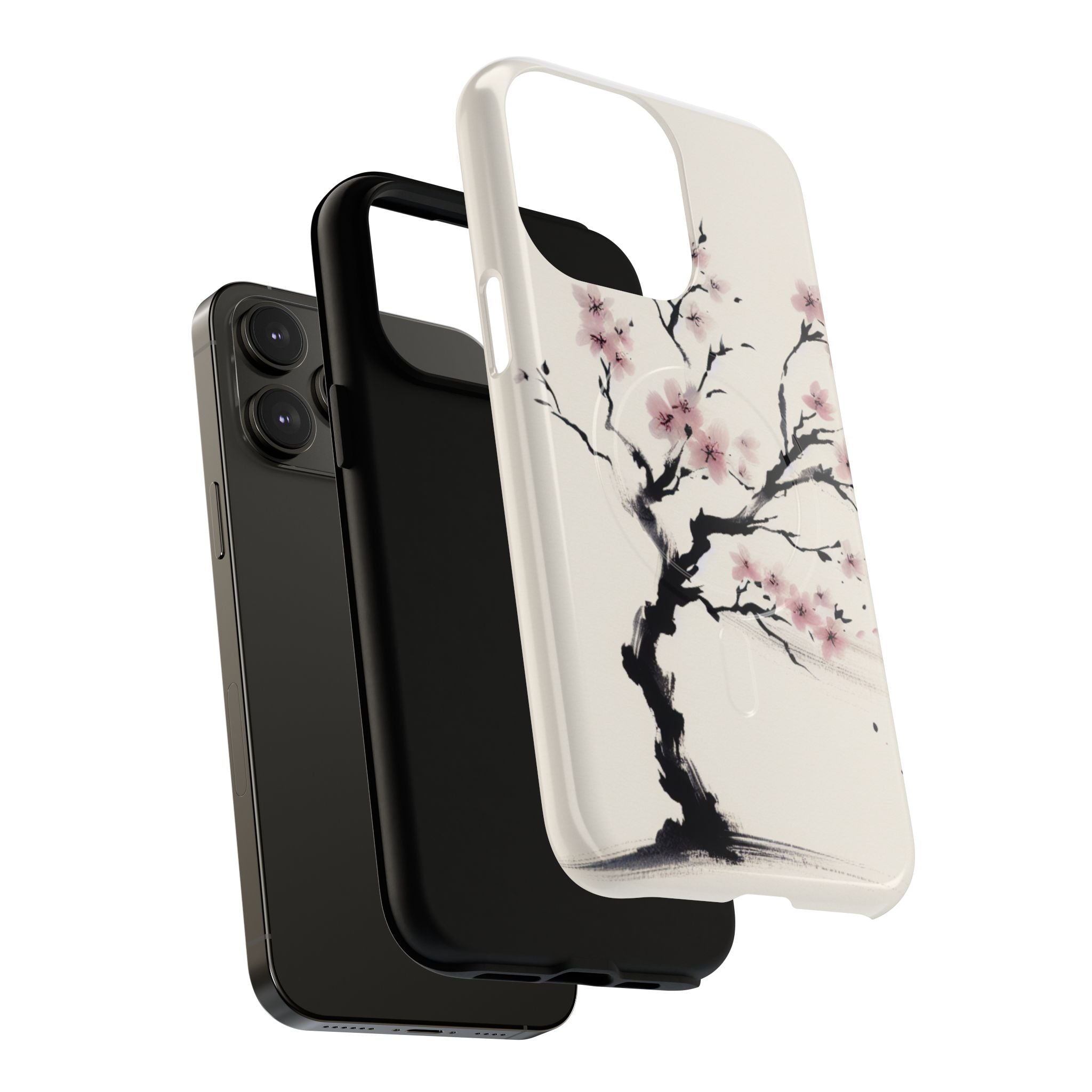 Cherry Blossom Tough Case, Floral Phone Cover, Protective Phone Case, Spring Gift, Unique Cell Phone Case
