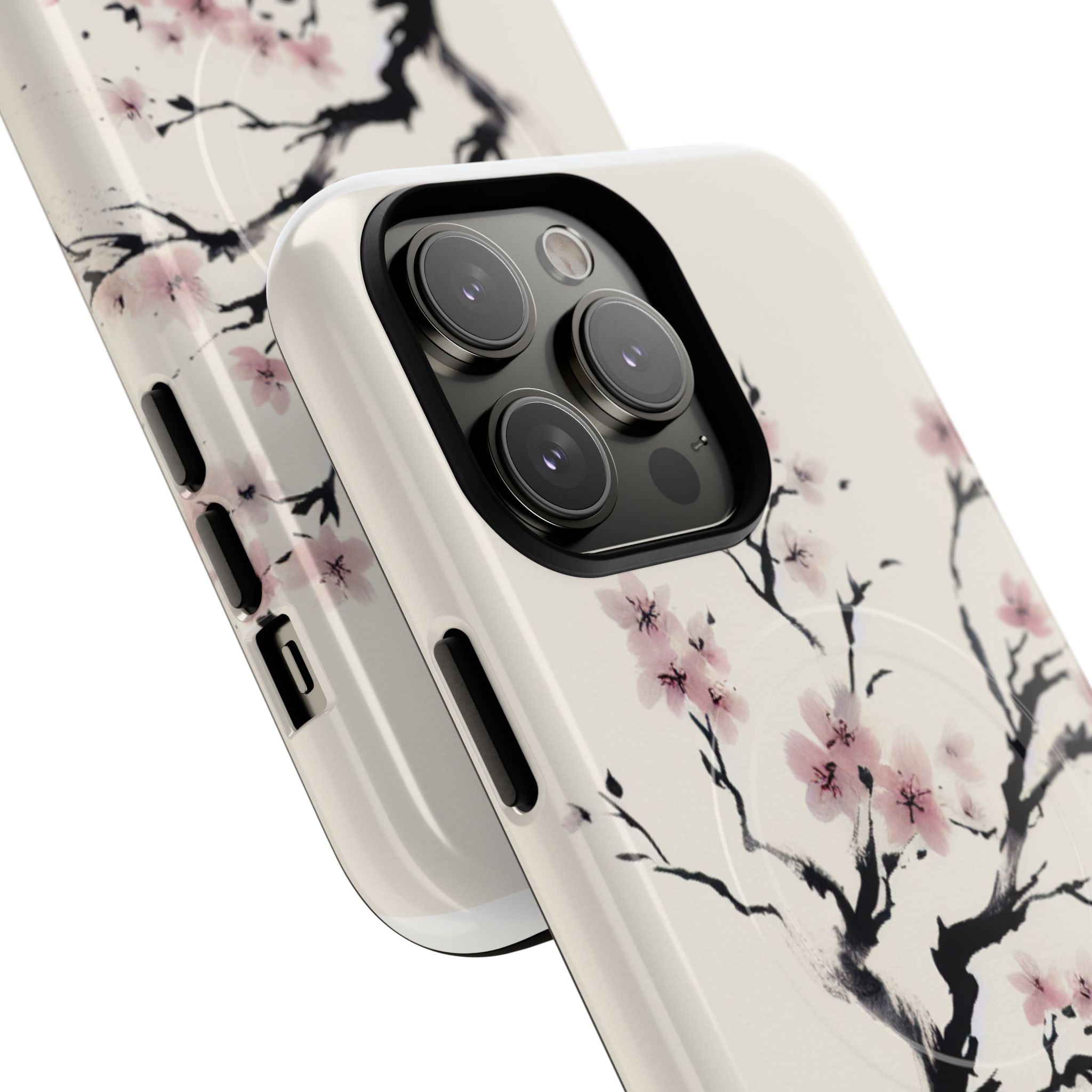 Cherry Blossom Tough Case, Floral Phone Cover, Protective Phone Case, Spring Gift, Unique Cell Phone Case
