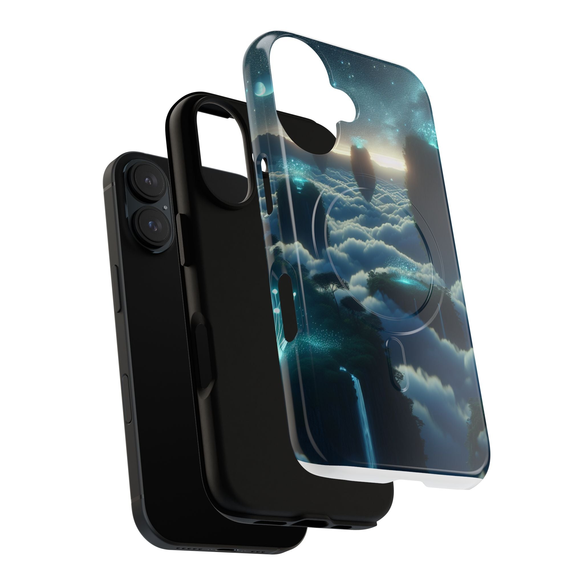 Dreamy Landscape Magnetic Phone Case, Tough Armor Cover, Cosmic Gift, Aesthetic Case for Cell Phones, Unique Phone Accessory