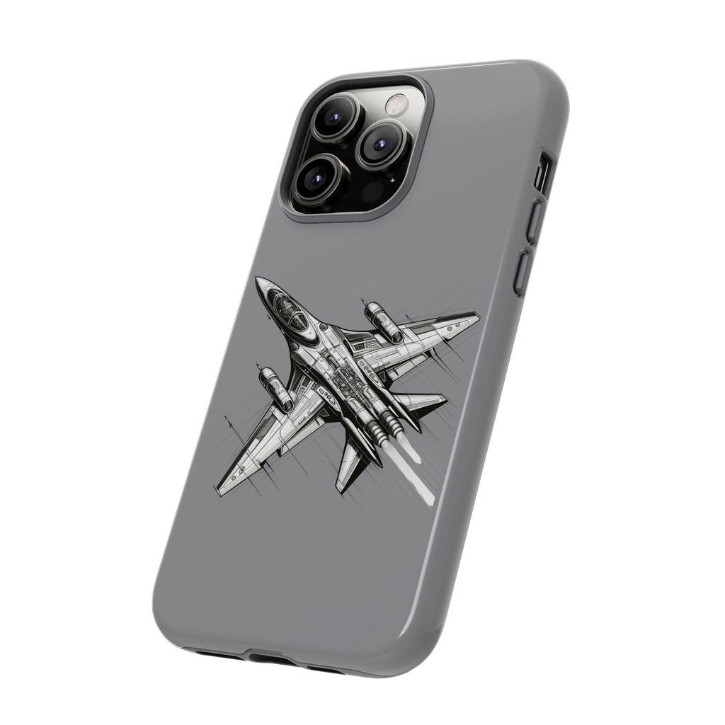 Tough Cases - Airplane Phone Case, Fighter Jet Design, Gift for Aviation Lovers, Durable Protection, Cool Tech Accessories