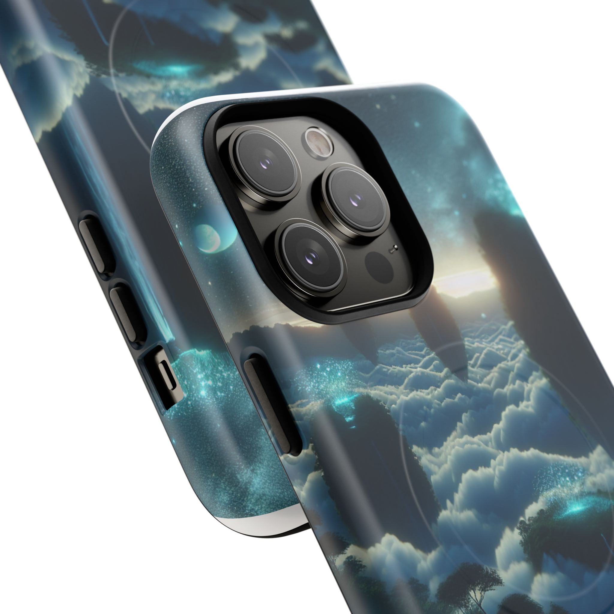 Dreamy Landscape Magnetic Phone Case, Tough Armor Cover, Cosmic Gift, Aesthetic Case for Cell Phones, Unique Phone Accessory