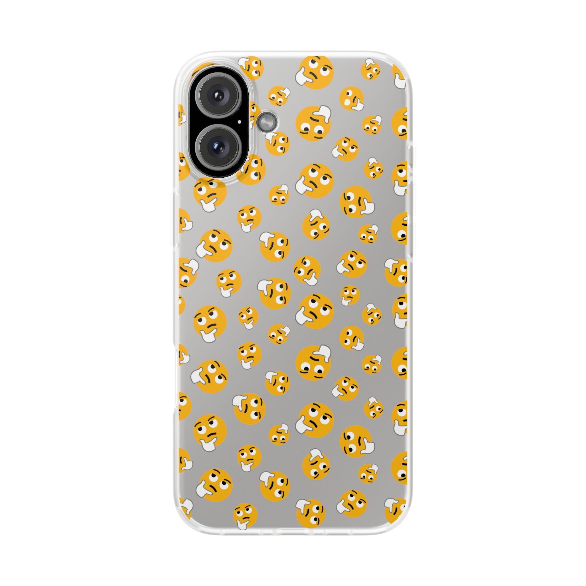 Cheerful Emoji Phone Cases, Cute Flexi Cases for iPhone, Fun Cell Phone Accessories, Gift for Teens, Birthday Party Favor
