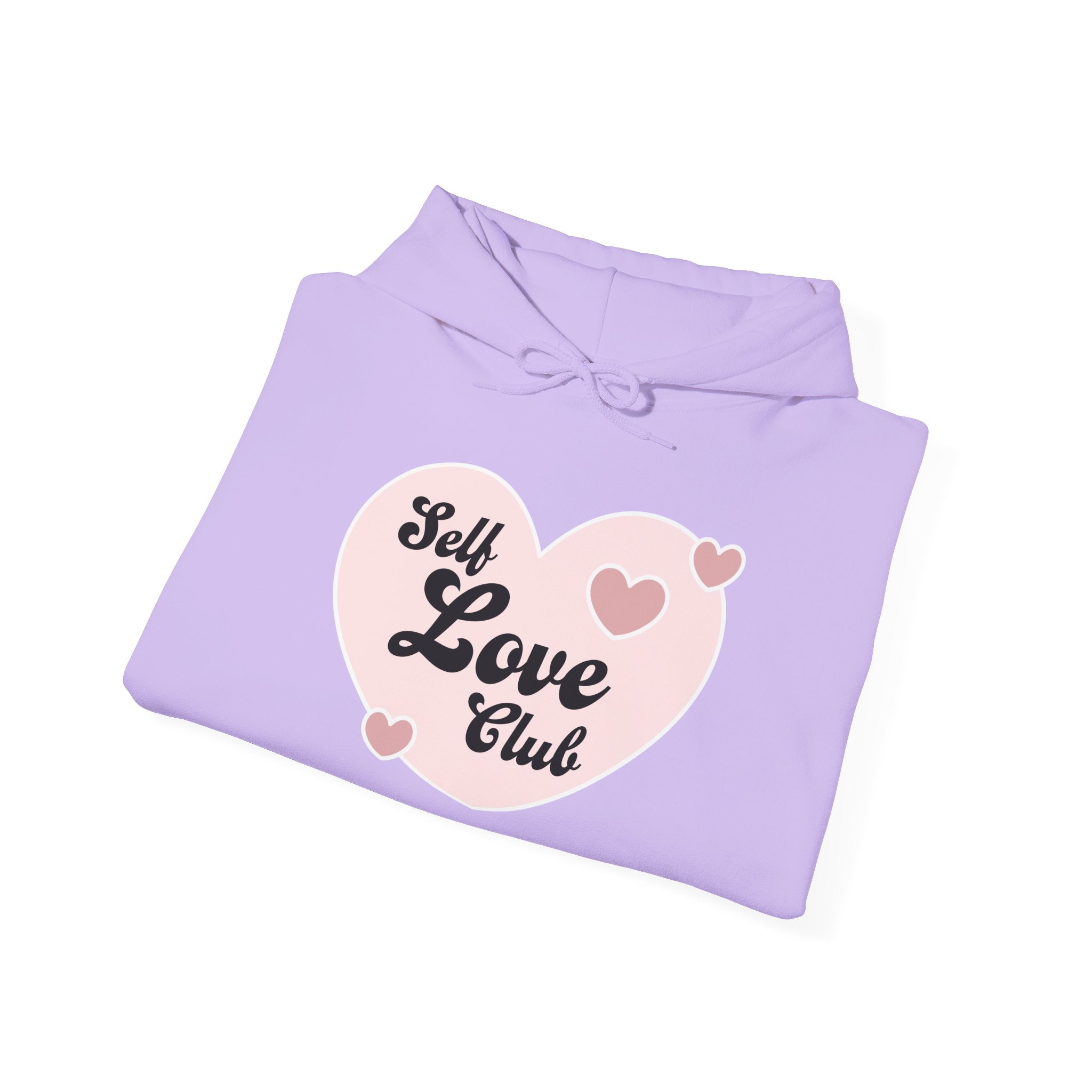 Self Love Club Hoodie, Unisex Sweatshirt, Cozy Hooded Sweatshirt, Perfect for Self-Care, Valentine's Day Gift, Comfort Wear