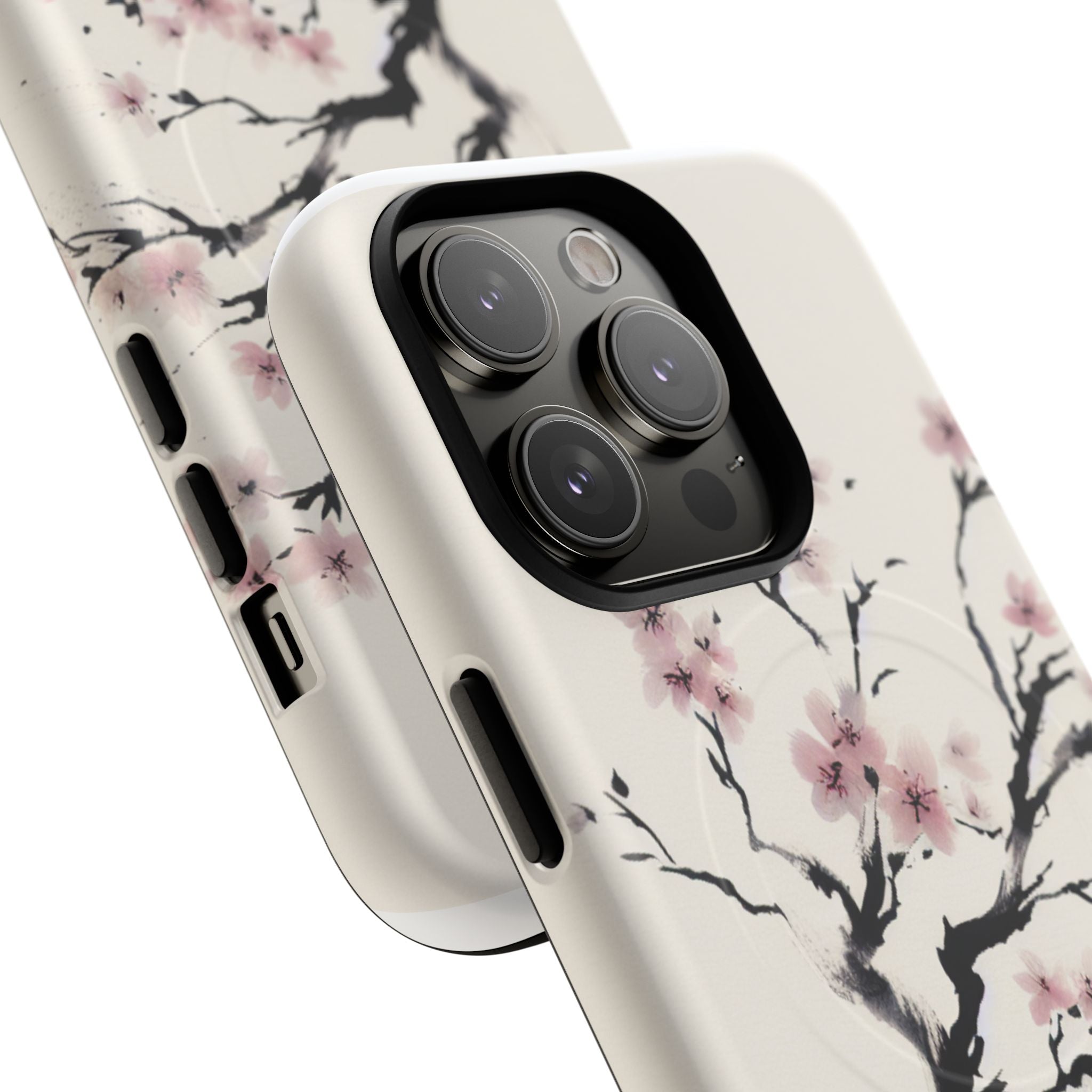 Cherry Blossom Tough Case, Floral Phone Cover, Protective Phone Case, Spring Gift, Unique Cell Phone Case