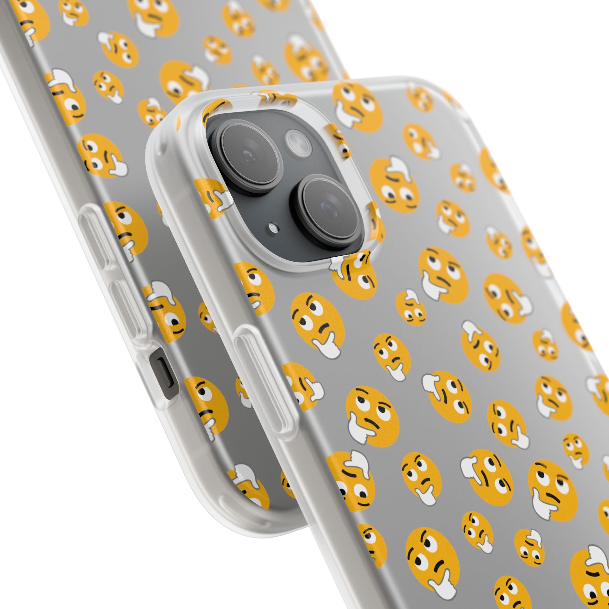 Cheerful Emoji Phone Cases, Cute Flexi Cases for iPhone, Fun Cell Phone Accessories, Gift for Teens, Birthday Party Favor