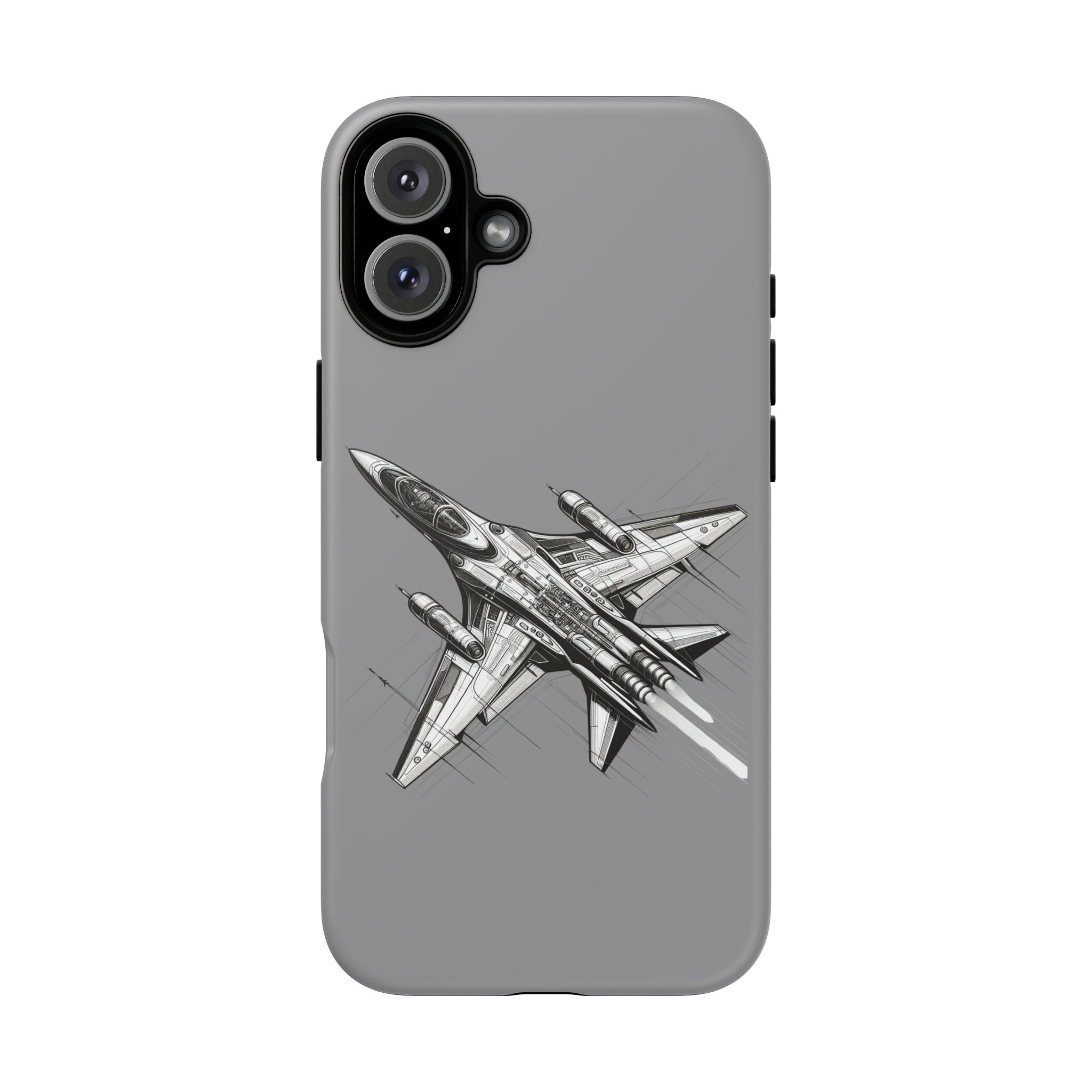 Tough Cases - Airplane Phone Case, Fighter Jet Design, Gift for Aviation Lovers, Durable Protection, Cool Tech Accessories