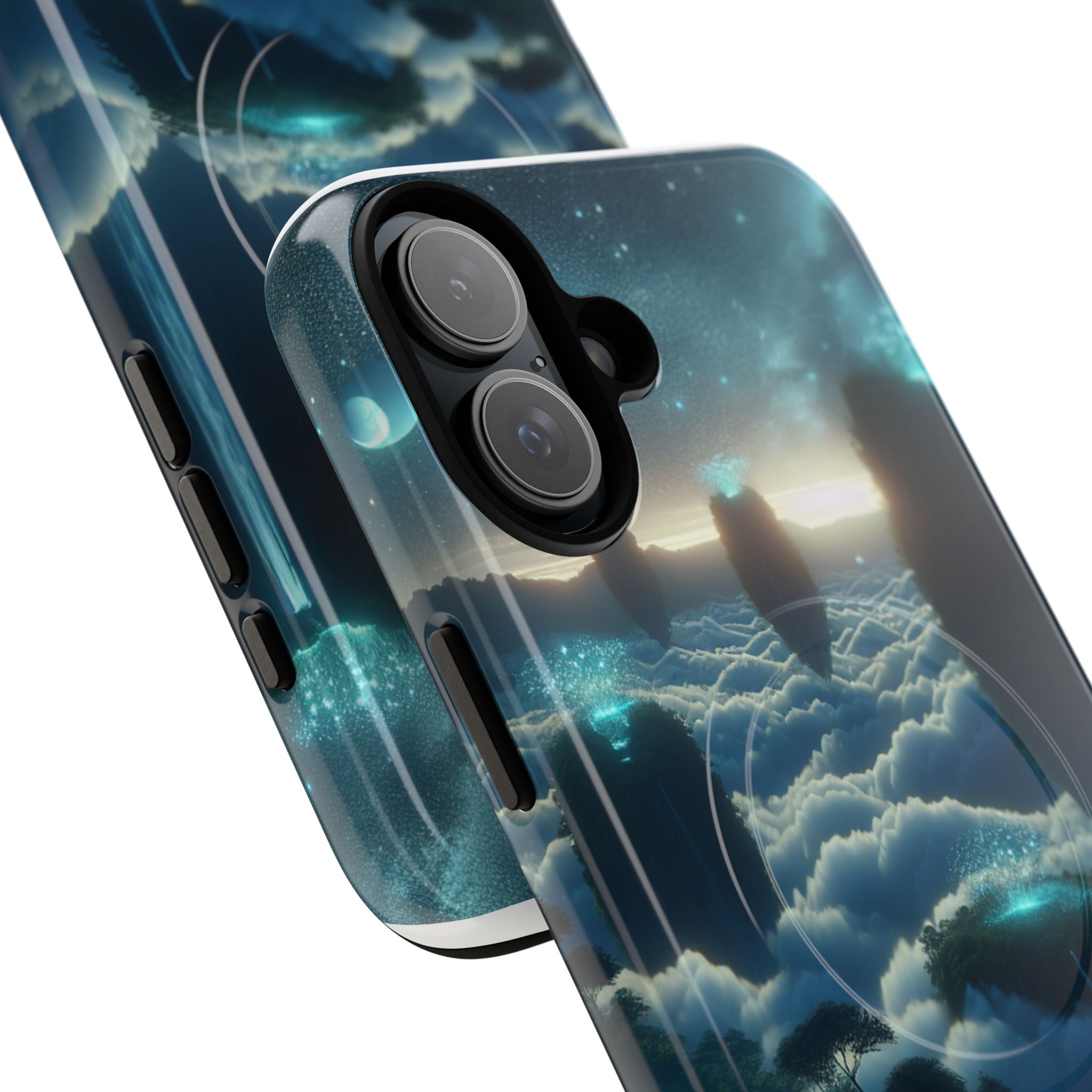 Dreamy Landscape Magnetic Phone Case, Tough Armor Cover, Cosmic Gift, Aesthetic Case for Cell Phones, Unique Phone Accessory