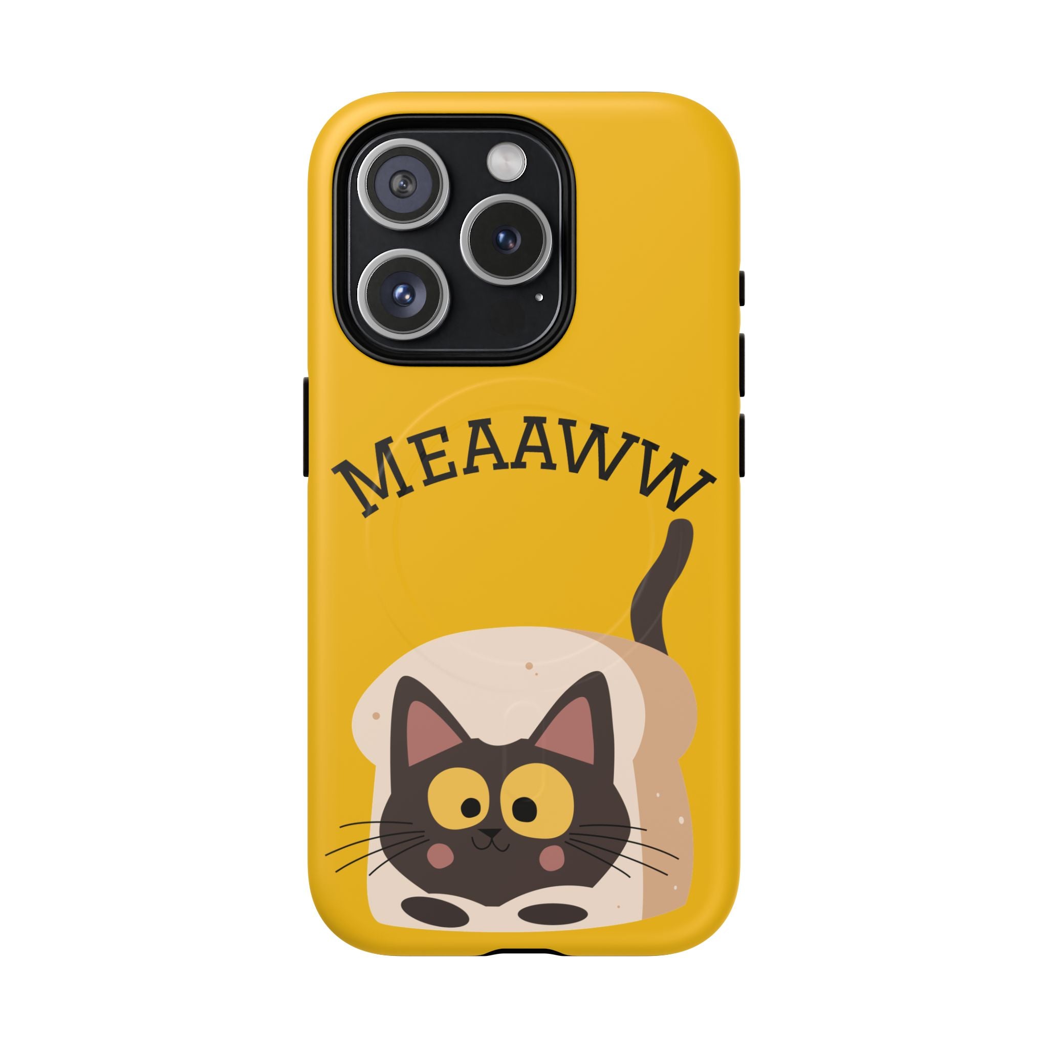 Funny Cat Phone Case for Pet Lovers, Tough Magnetic Cases, Cute Cat Accessory, Gift for Cat Owners, Unique Cat Themed Gift