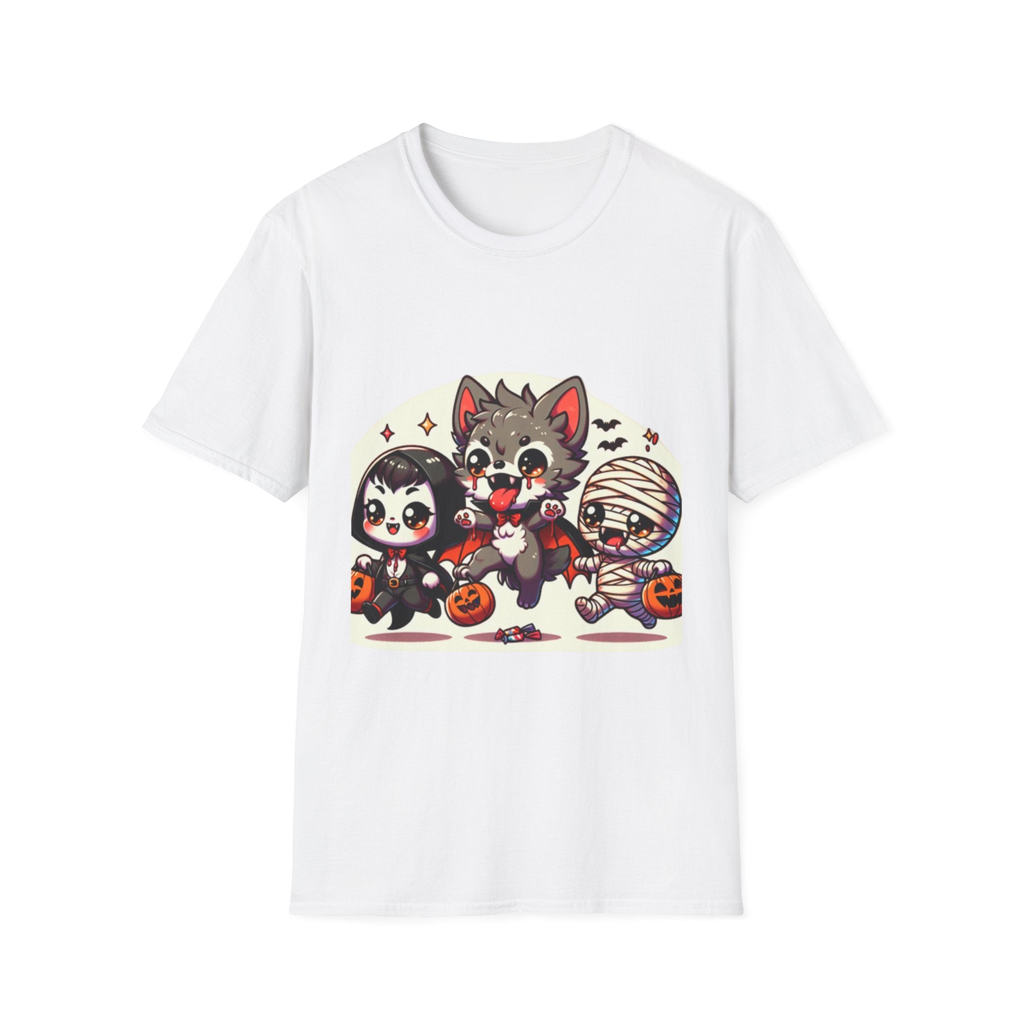Cute Halloween Kids T-Shirt, Unisex Tee for Fall Festivals, Trick or Treat, Costume Party, Gift Idea