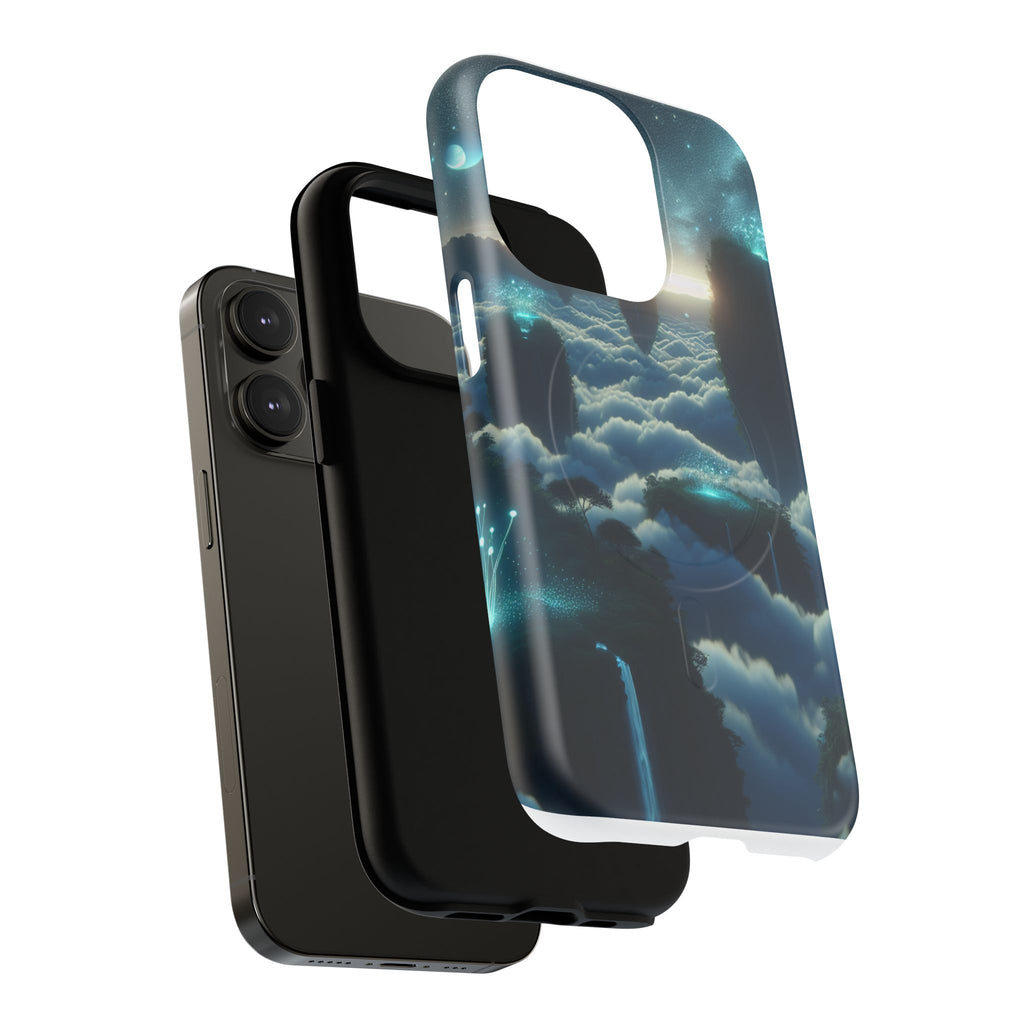Dreamy Landscape Magnetic Phone Case, Tough Armor Cover, Cosmic Gift, Aesthetic Case for Cell Phones, Unique Phone Accessory