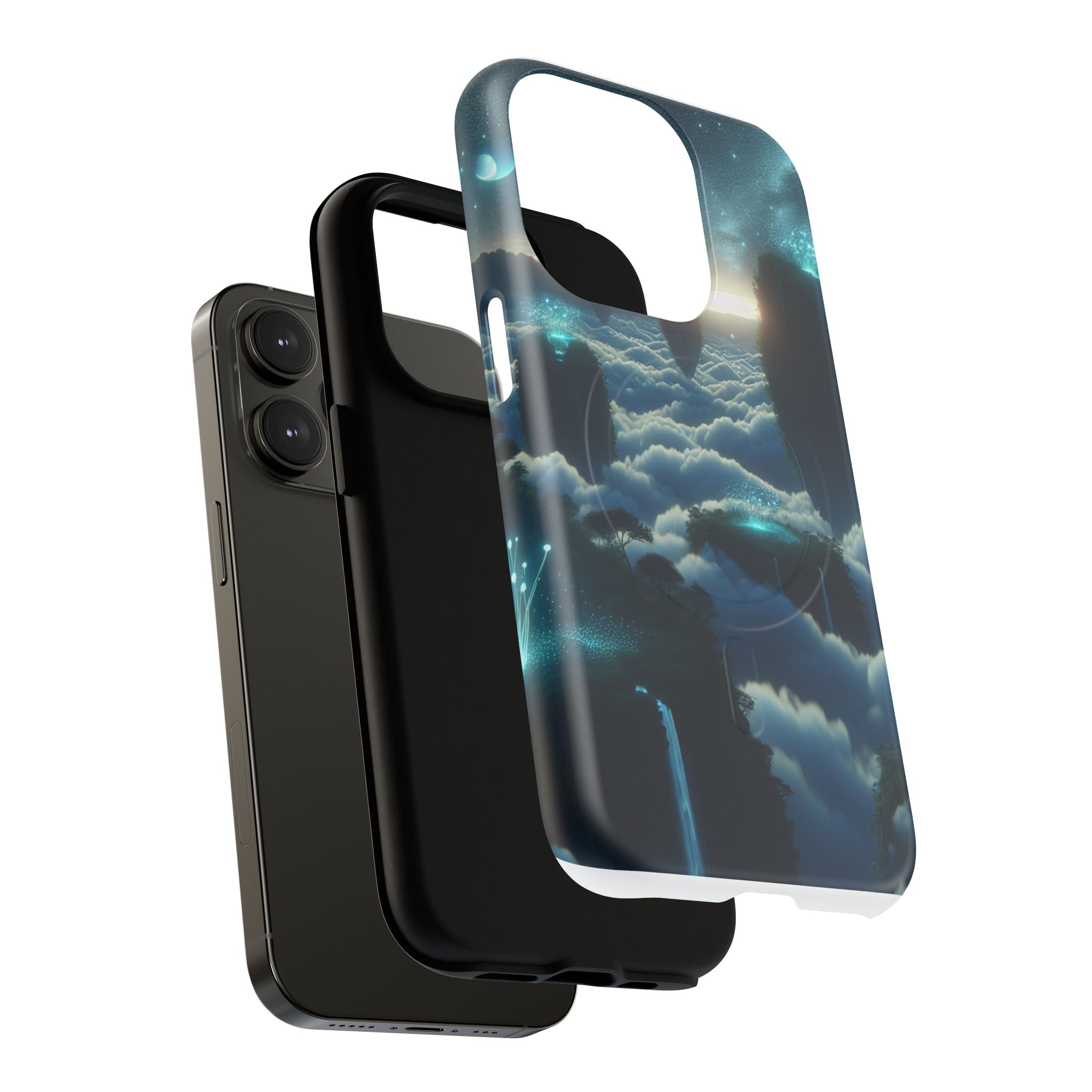 Dreamy Landscape Magnetic Phone Case, Tough Armor Cover, Cosmic Gift, Aesthetic Case for Cell Phones, Unique Phone Accessory