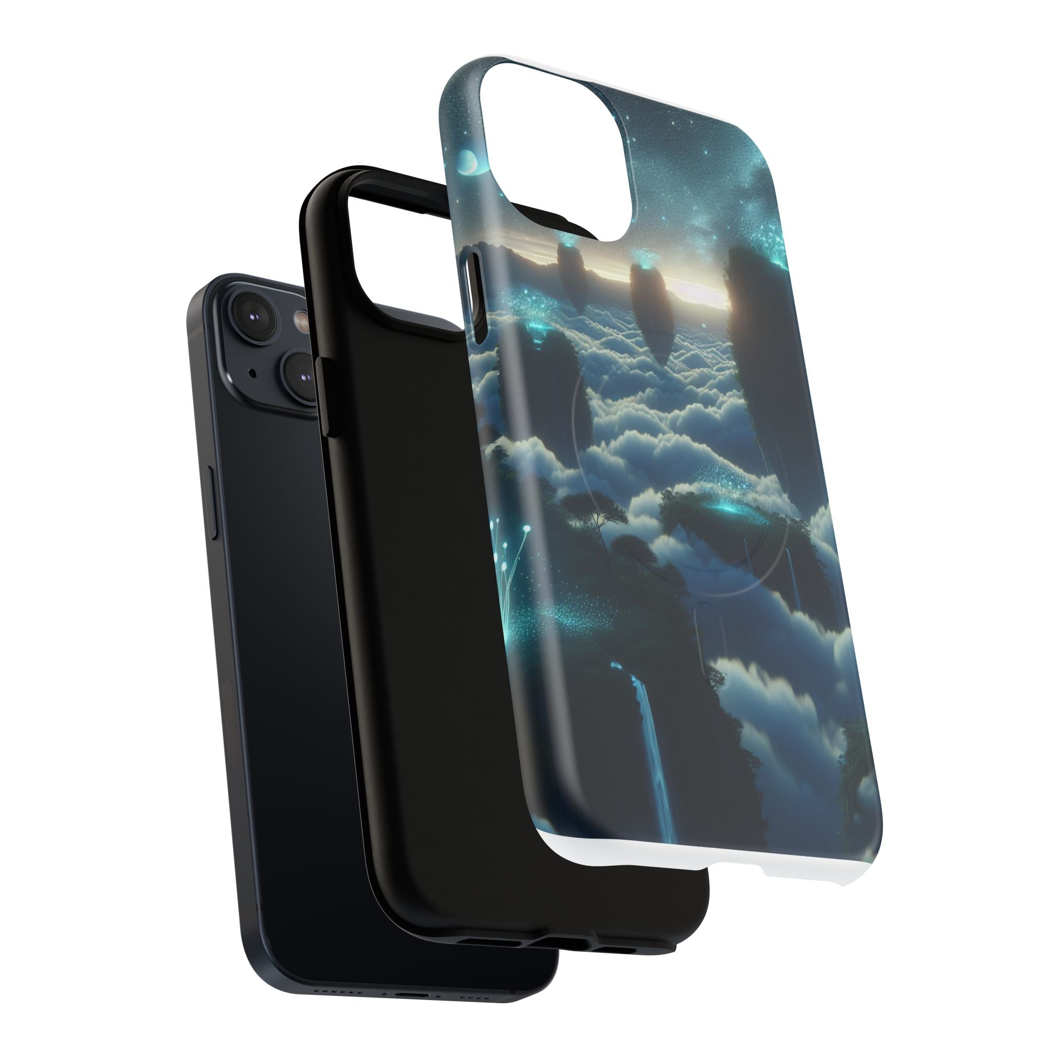 Dreamy Landscape Magnetic Phone Case, Tough Armor Cover, Cosmic Gift, Aesthetic Case for Cell Phones, Unique Phone Accessory