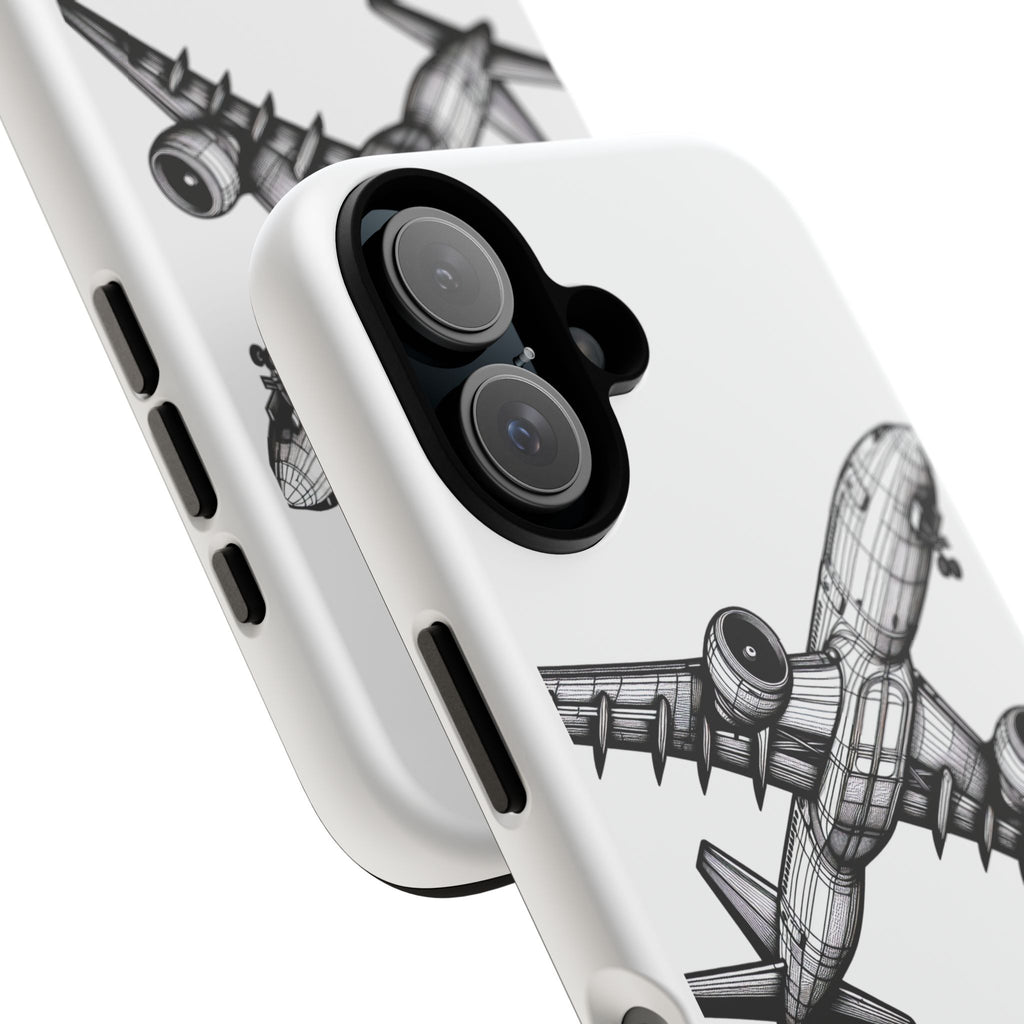 Aviation Phone Case, Inspirational Pilot Gift, Travel Enthusiast Accessory, Unique Airplane Case, Wings Over Fear Design