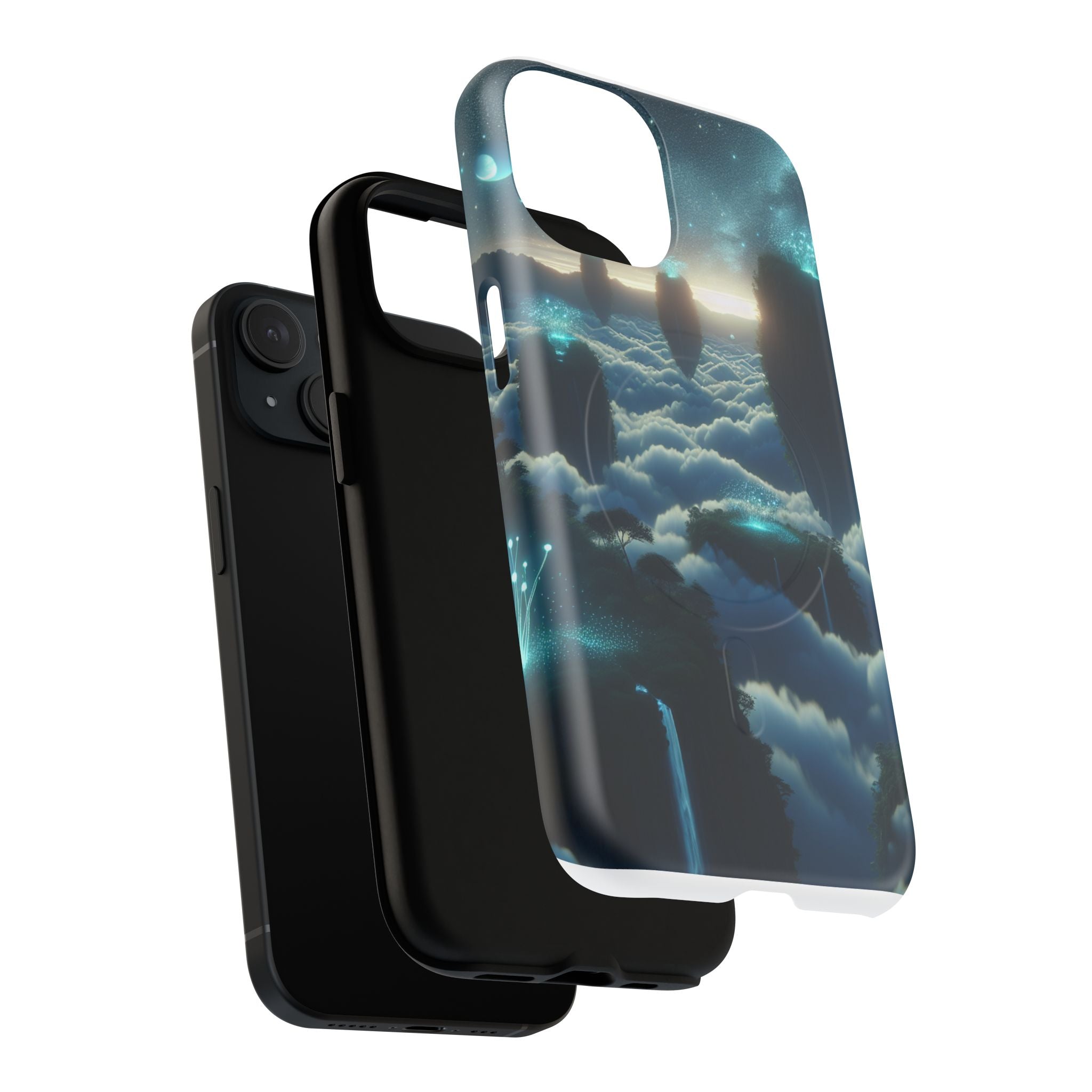 Dreamy Landscape Magnetic Phone Case, Tough Armor Cover, Cosmic Gift, Aesthetic Case for Cell Phones, Unique Phone Accessory