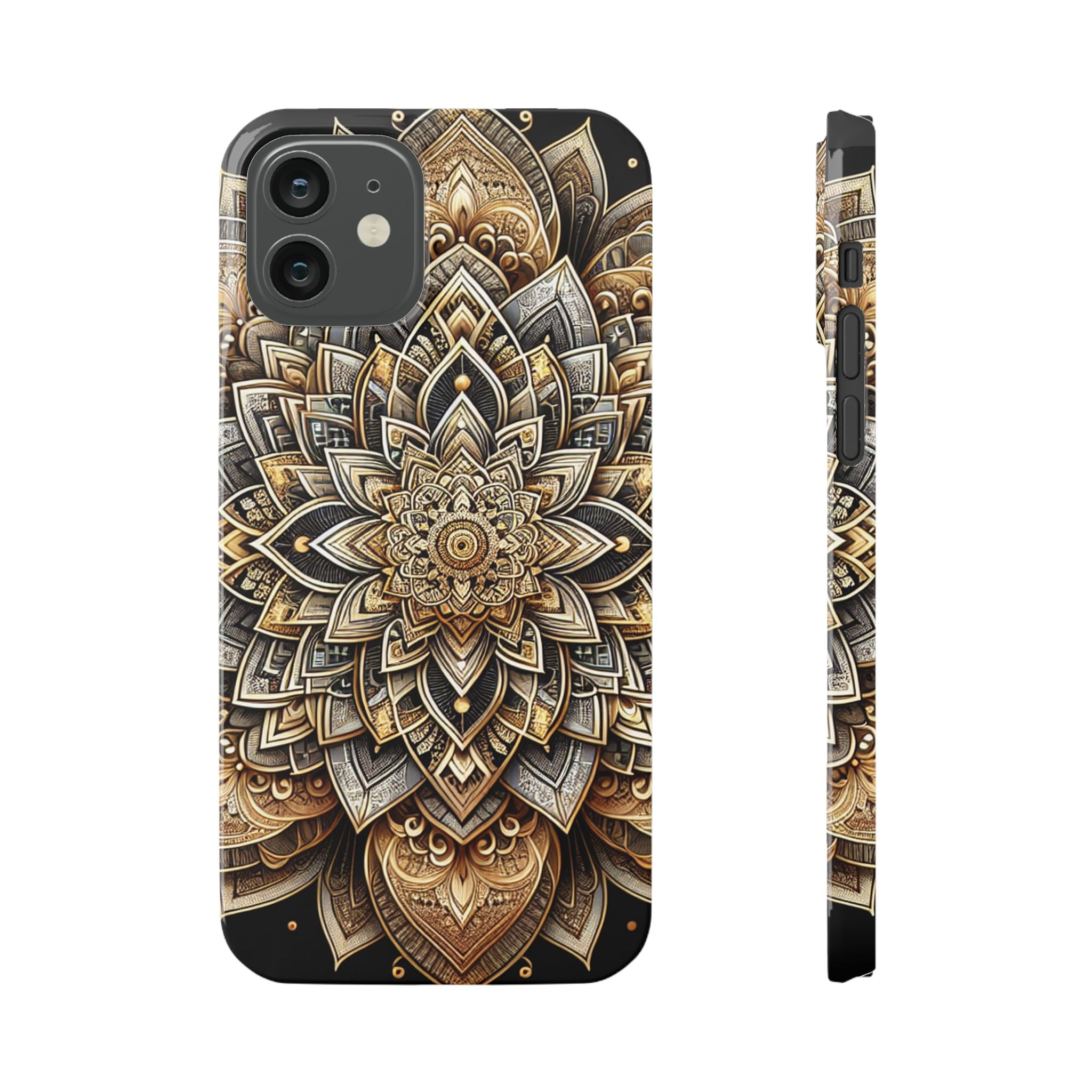 Ornate Mandala Phone Case | Boho Slim Cases for iPhone | Unique Art Gifts | Trendy Phone Accessories | Ideal for Her | Birthday & Holidays