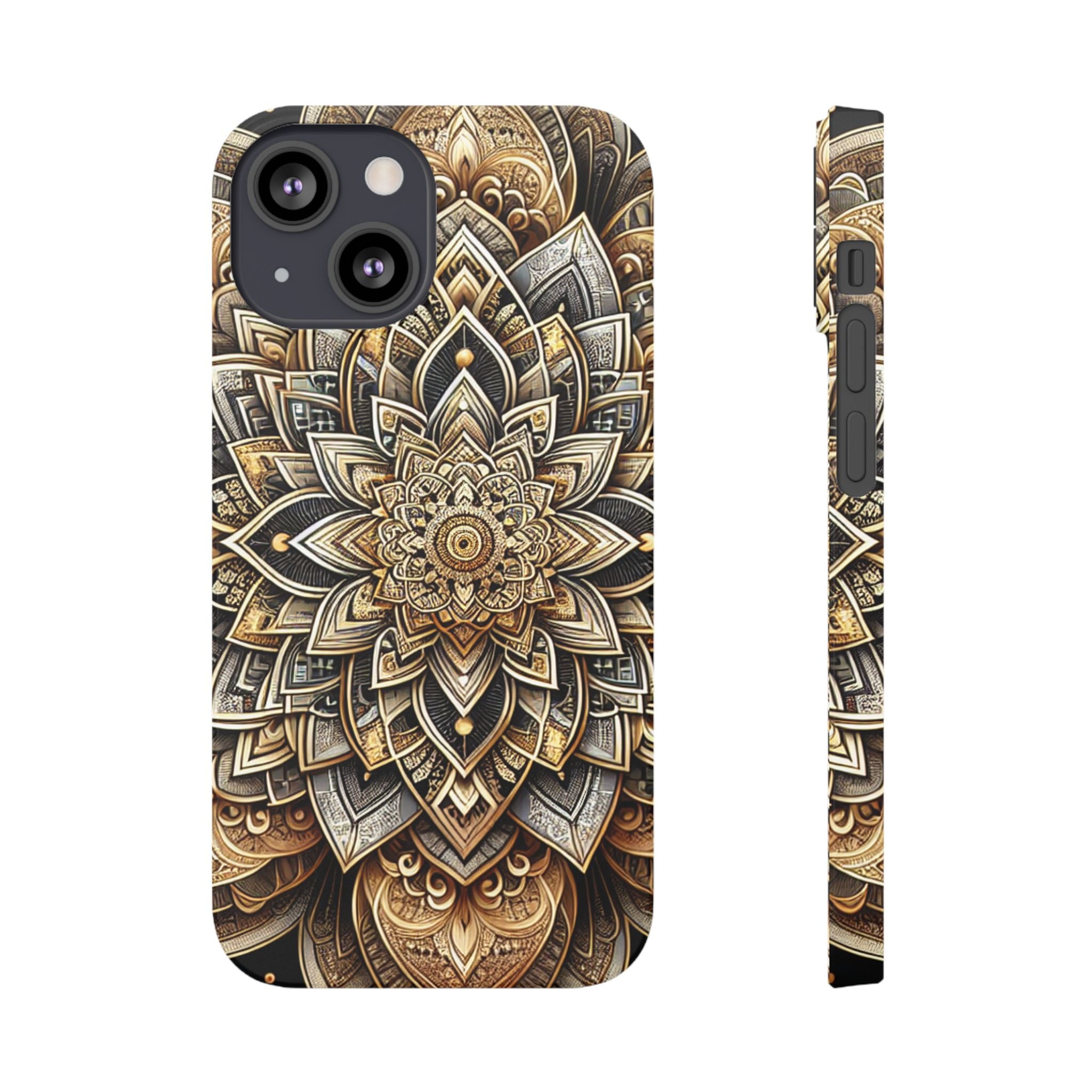 Ornate Mandala Phone Case | Boho Slim Cases for iPhone | Unique Art Gifts | Trendy Phone Accessories | Ideal for Her | Birthday & Holidays