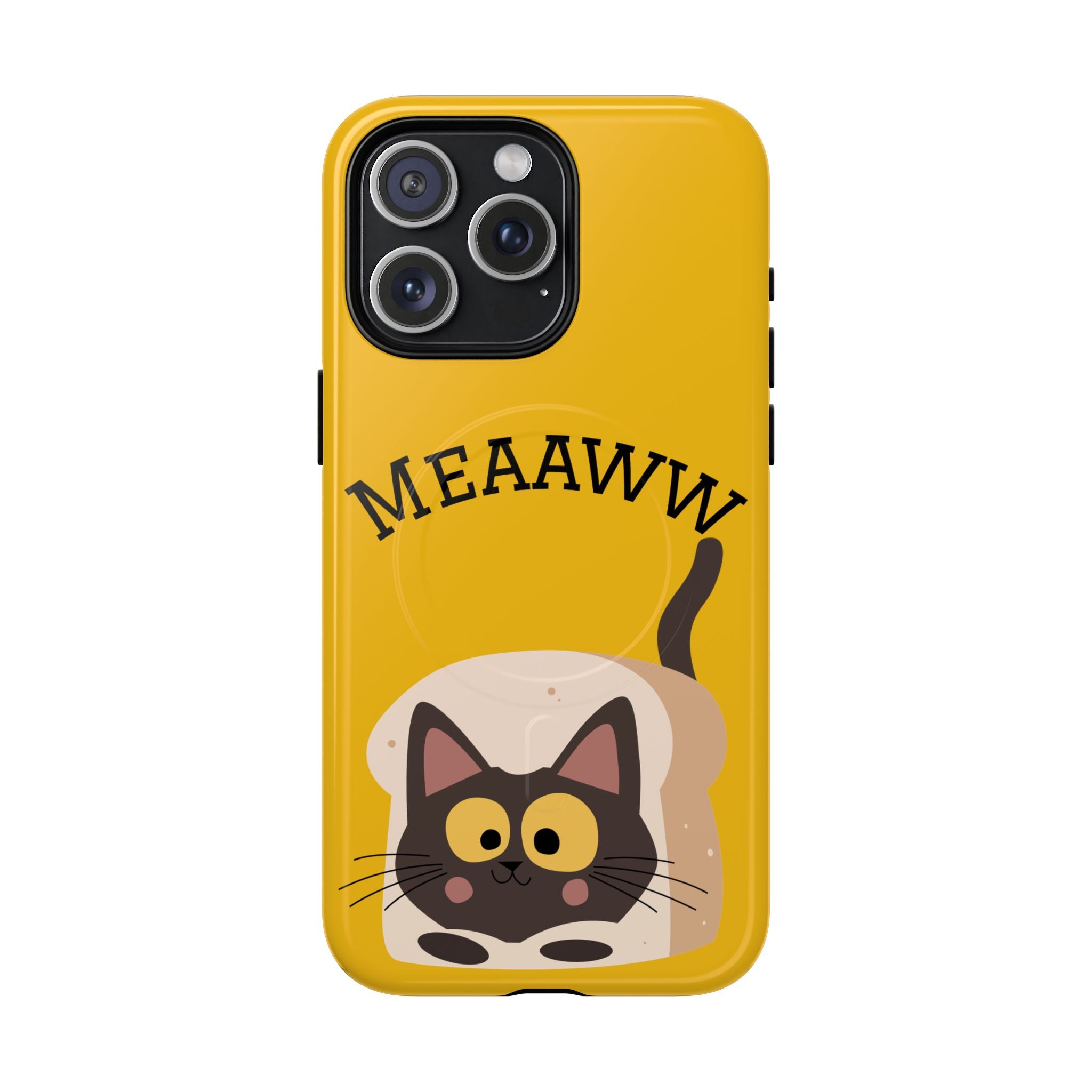 Funny Cat Phone Case for Pet Lovers, Tough Magnetic Cases, Cute Cat Accessory, Gift for Cat Owners, Unique Cat Themed Gift