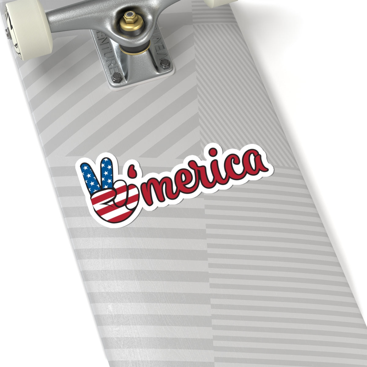 Patriotic Kiss-Cut Stickers for Laptop, Car, Water Bottle, Journal, Red White Blue America Theme