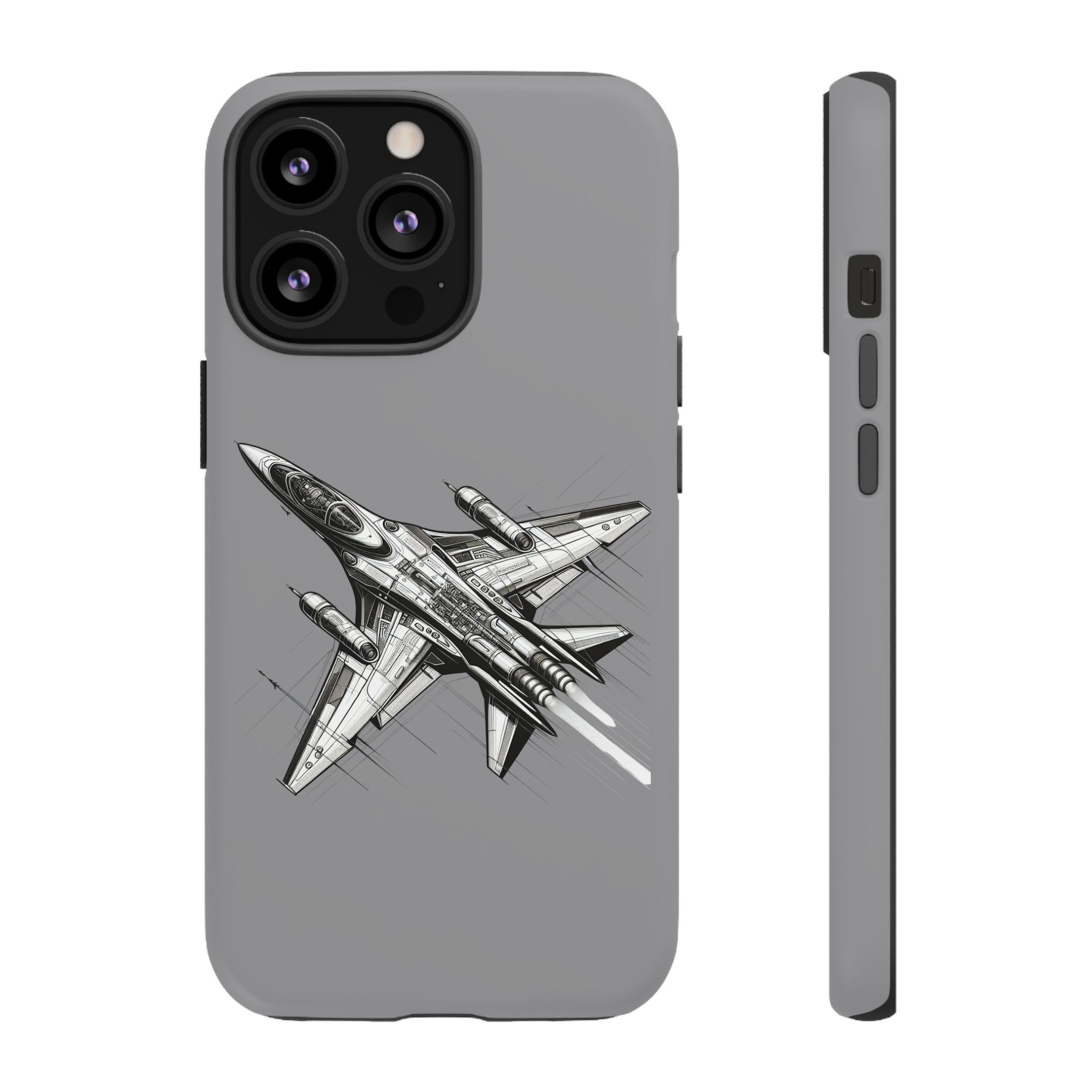 Tough Cases - Airplane Phone Case, Fighter Jet Design, Gift for Aviation Lovers, Durable Protection, Cool Tech Accessories