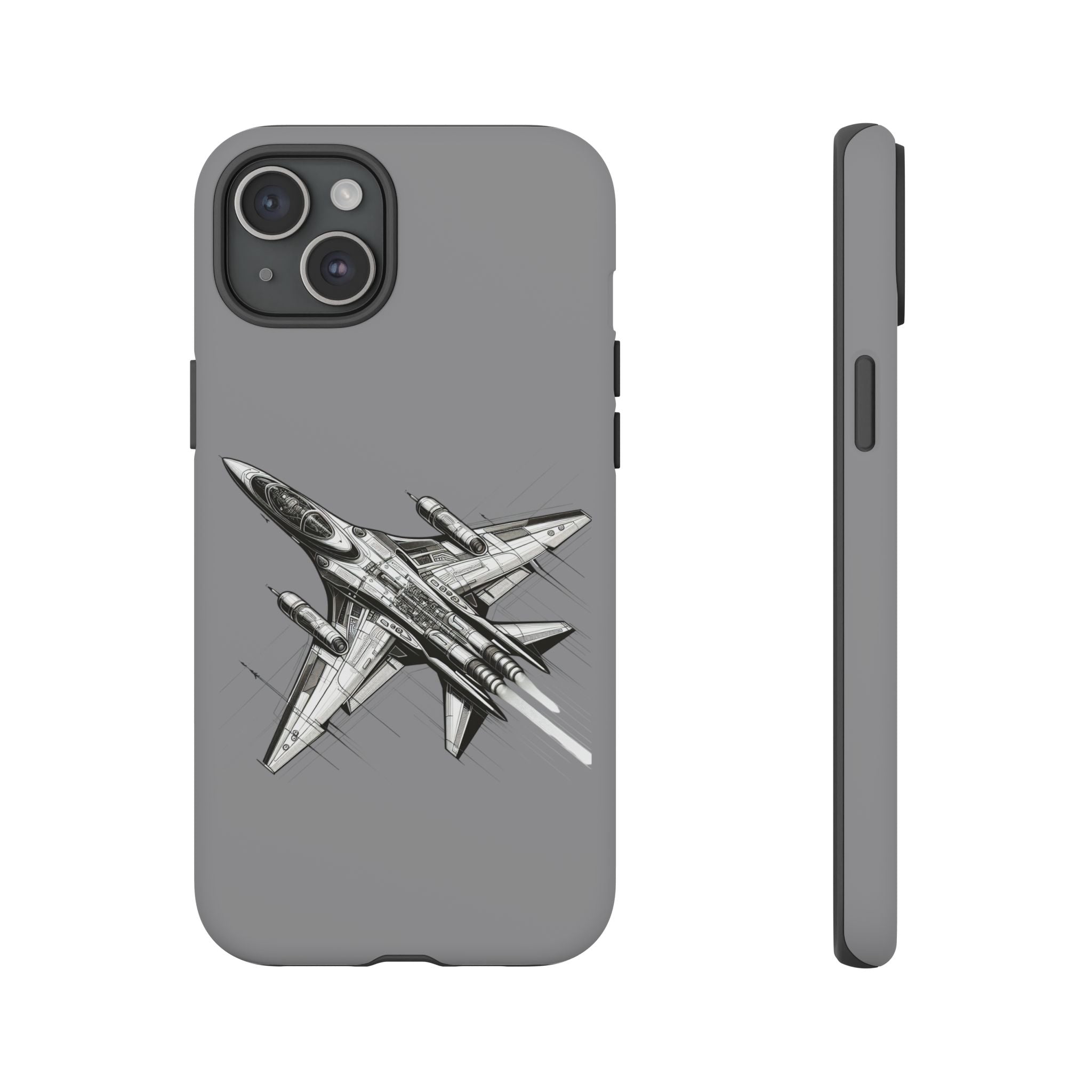 Tough Cases - Airplane Phone Case, Fighter Jet Design, Gift for Aviation Lovers, Durable Protection, Cool Tech Accessories