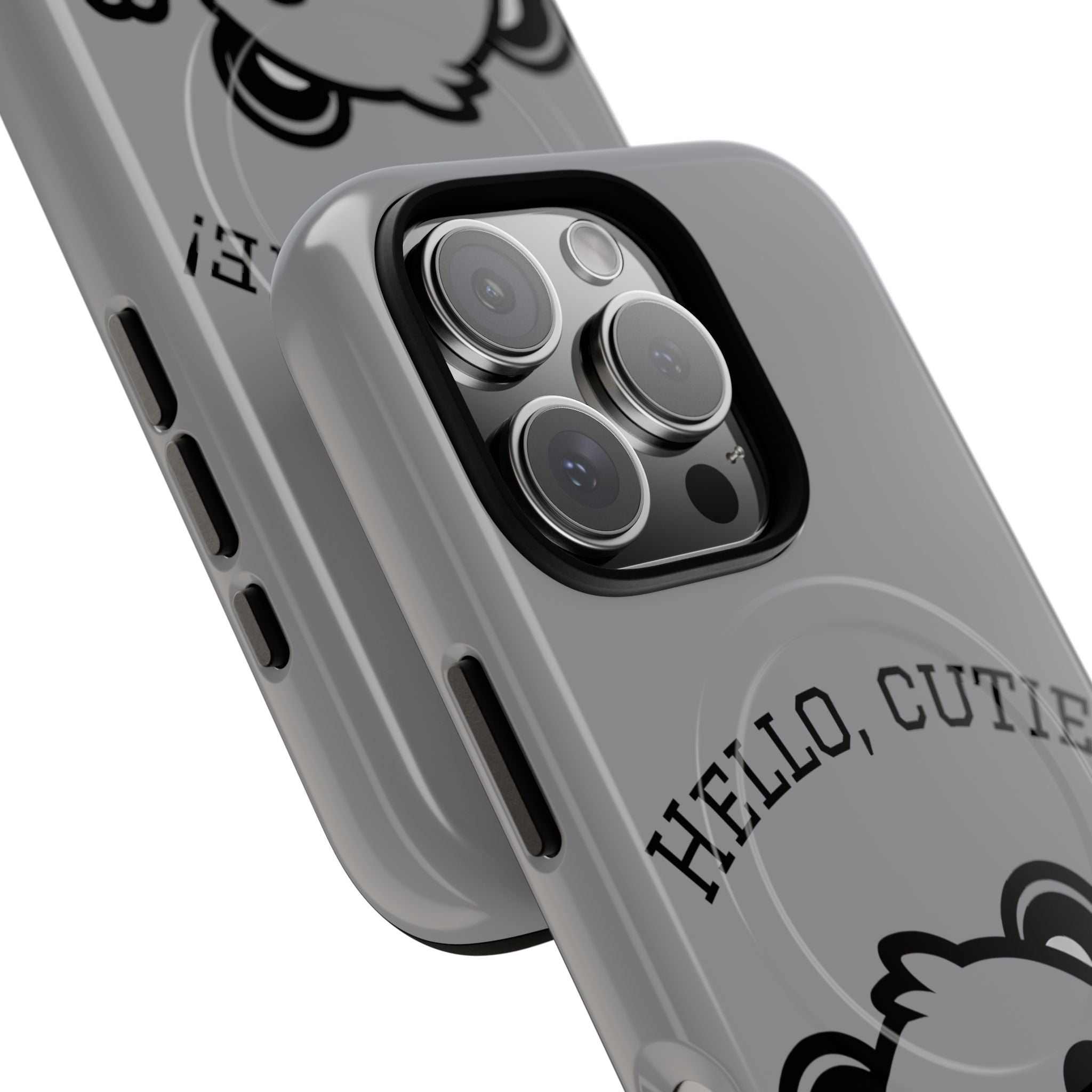 Cute Panda Phone Case, Tough Magnetic Cases for iPhone, Hello Cutie Design, Fun Gift for Kids, Unique Tech Accessories