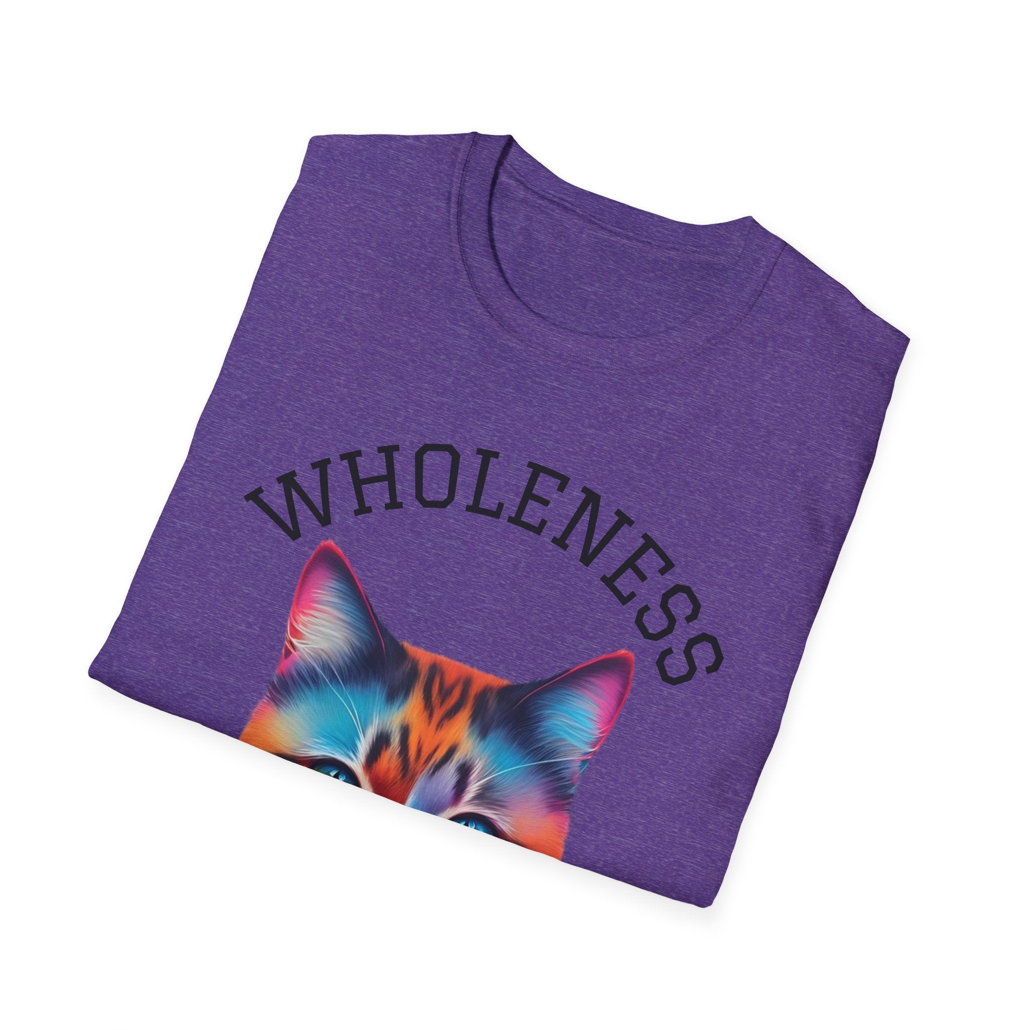 Colorful Cat Wholeness Unisex Softstyle T-Shirt
