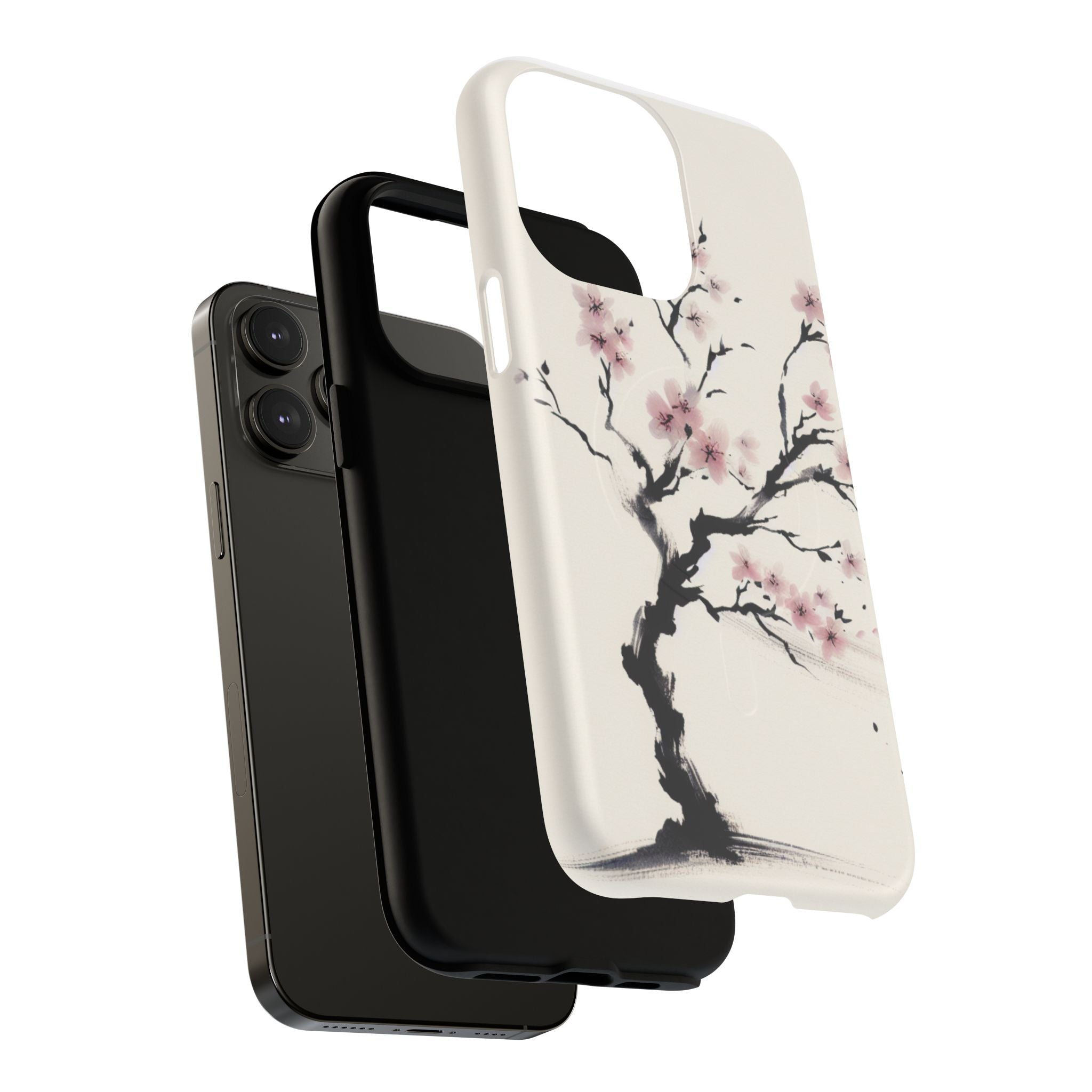 Cherry Blossom Tough Case, Floral Phone Cover, Protective Phone Case, Spring Gift, Unique Cell Phone Case
