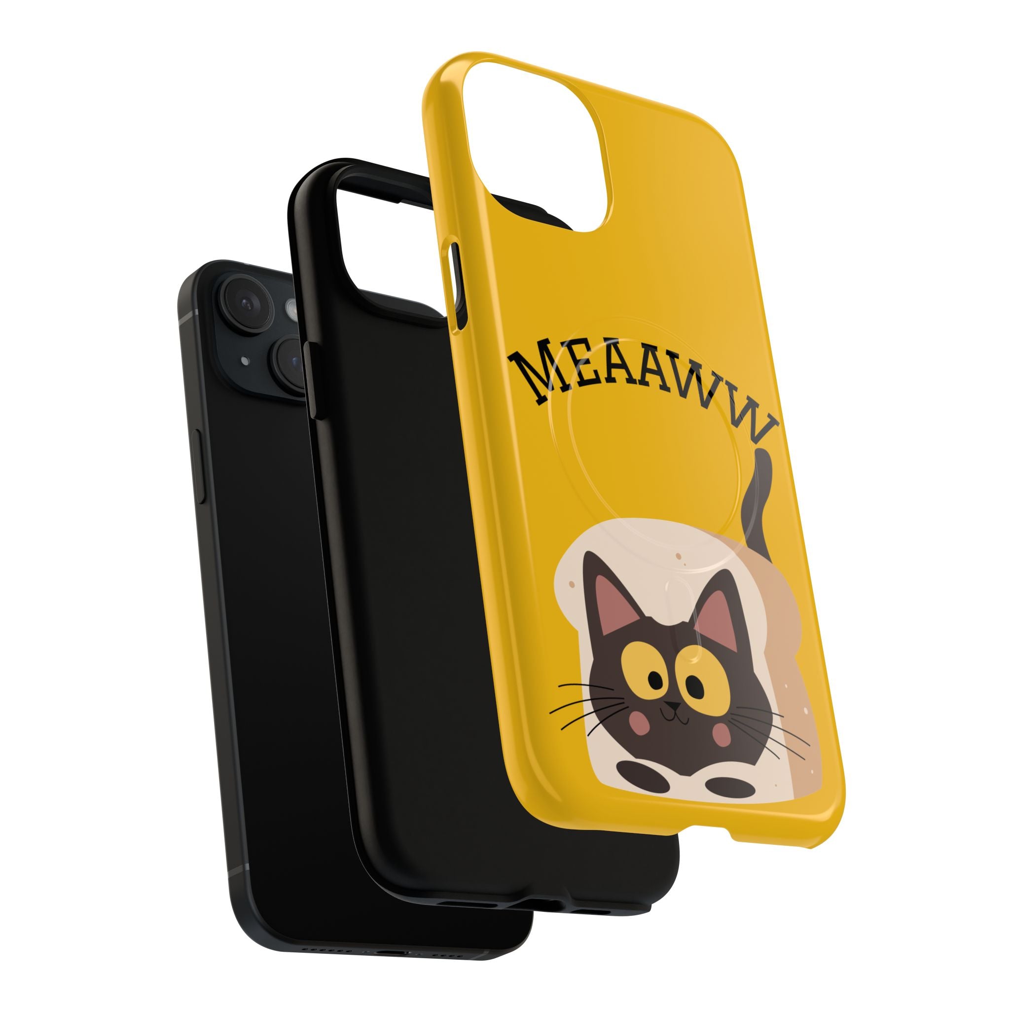 Funny Cat Phone Case for Pet Lovers, Tough Magnetic Cases, Cute Cat Accessory, Gift for Cat Owners, Unique Cat Themed Gift