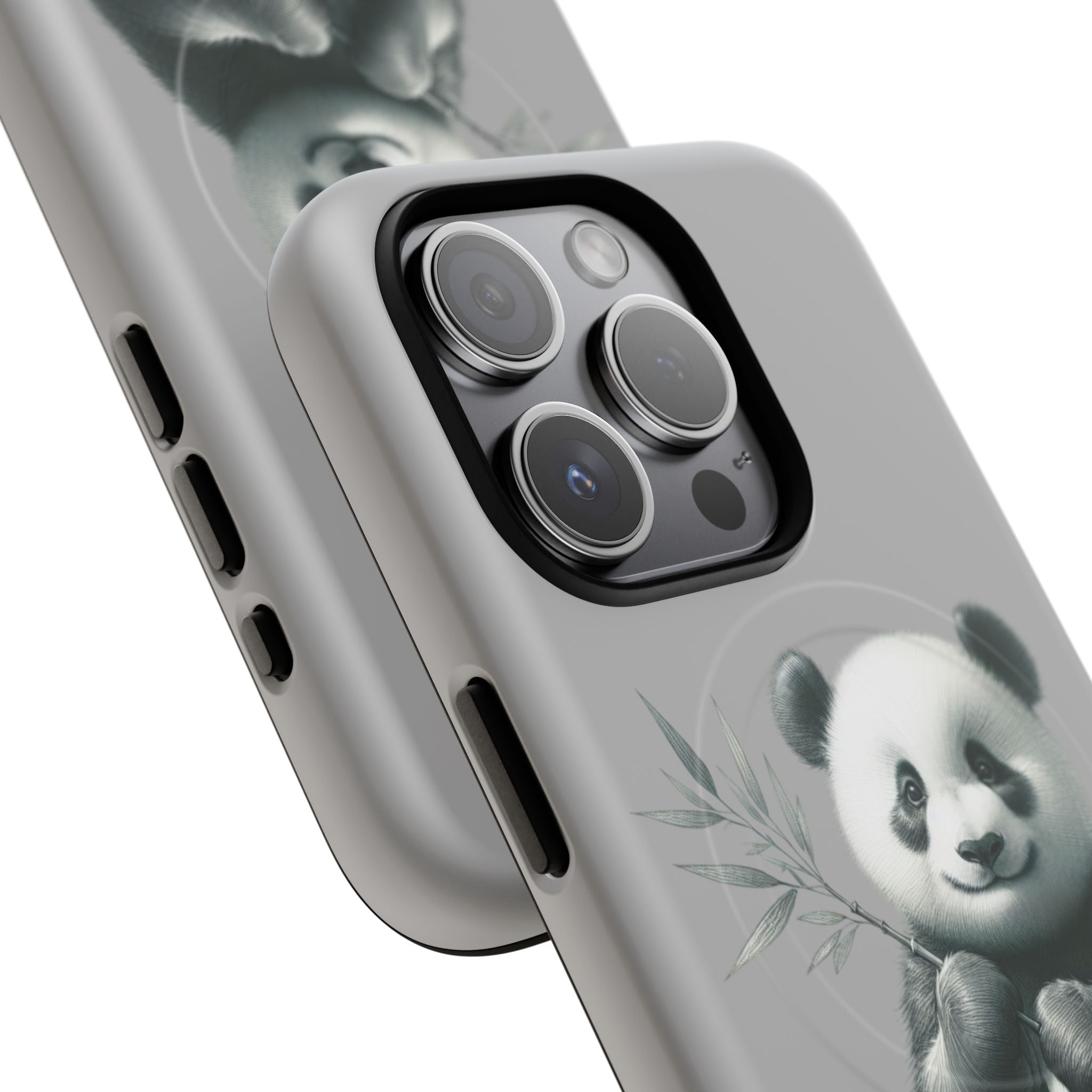 Cute Panda Magnetic Phone Case, Durable Phone Cover, Gift for Animal Lovers, Cute Phone Accessory, Stylish Protection Case