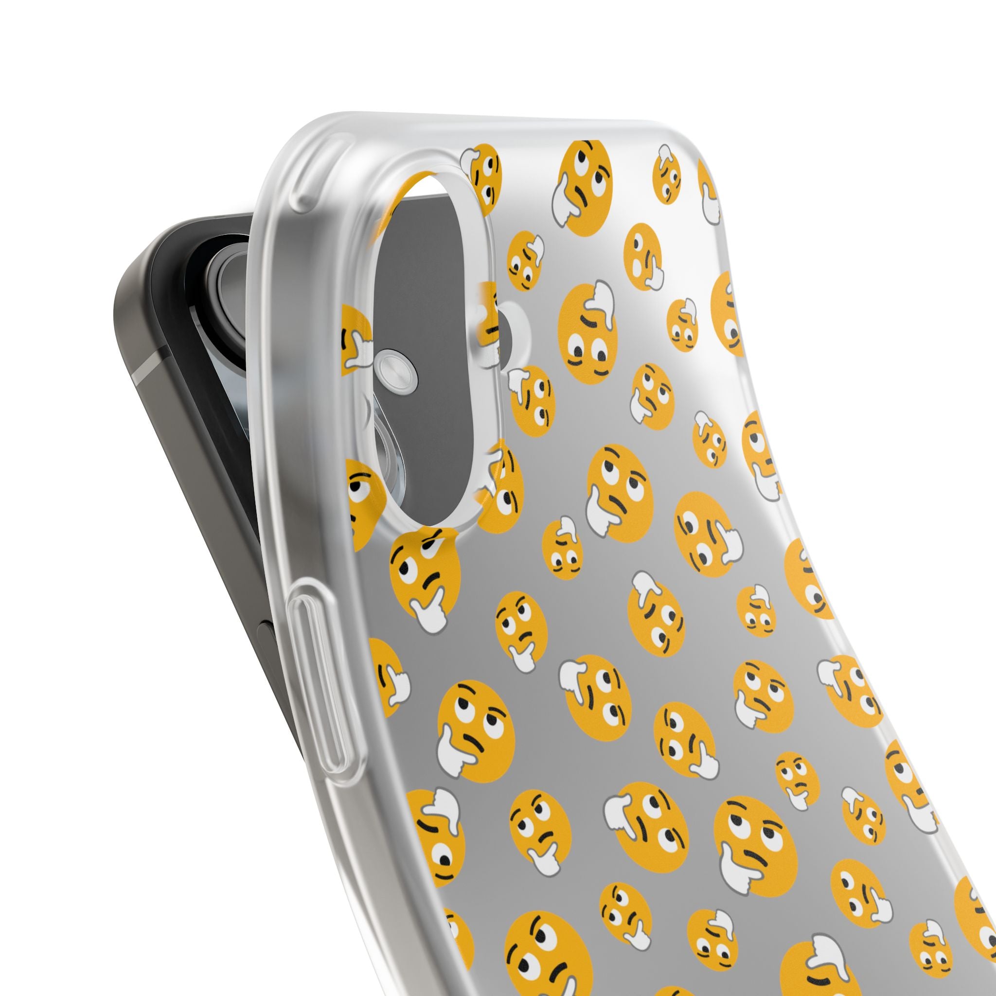 Cheerful Emoji Phone Cases, Cute Flexi Cases for iPhone, Fun Cell Phone Accessories, Gift for Teens, Birthday Party Favor