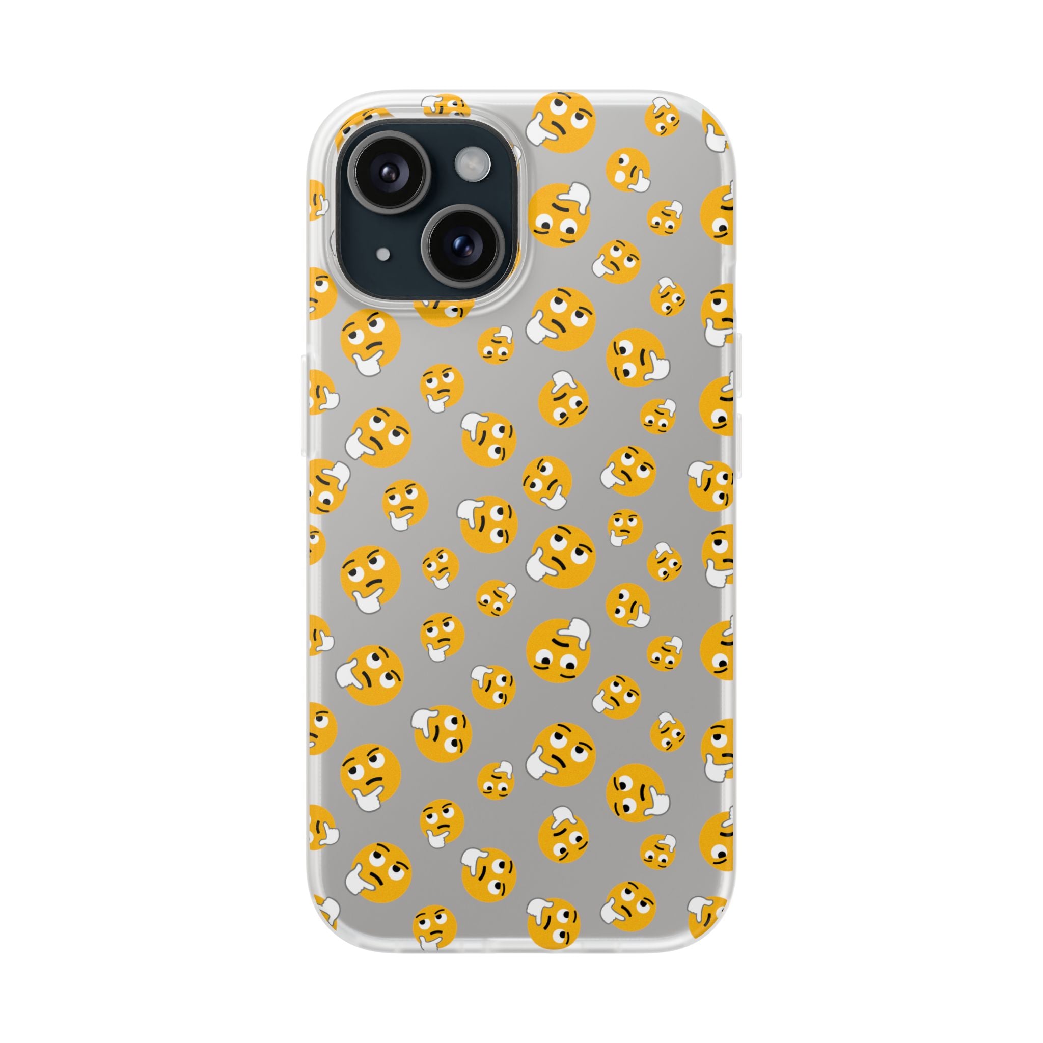 Cheerful Emoji Phone Cases, Cute Flexi Cases for iPhone, Fun Cell Phone Accessories, Gift for Teens, Birthday Party Favor