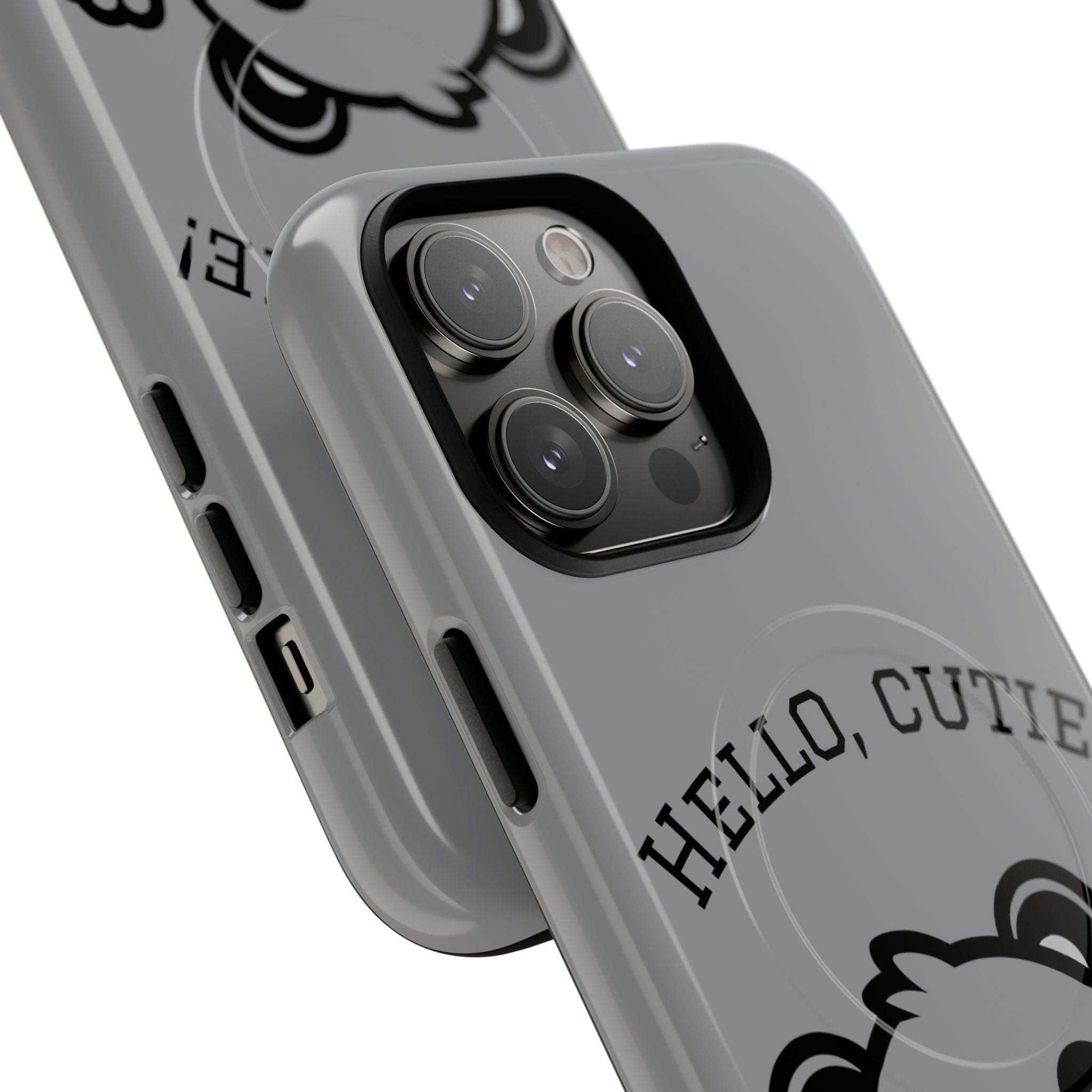 Cute Panda Phone Case, Tough Magnetic Cases for iPhone, Hello Cutie Design, Fun Gift for Kids, Unique Tech Accessories