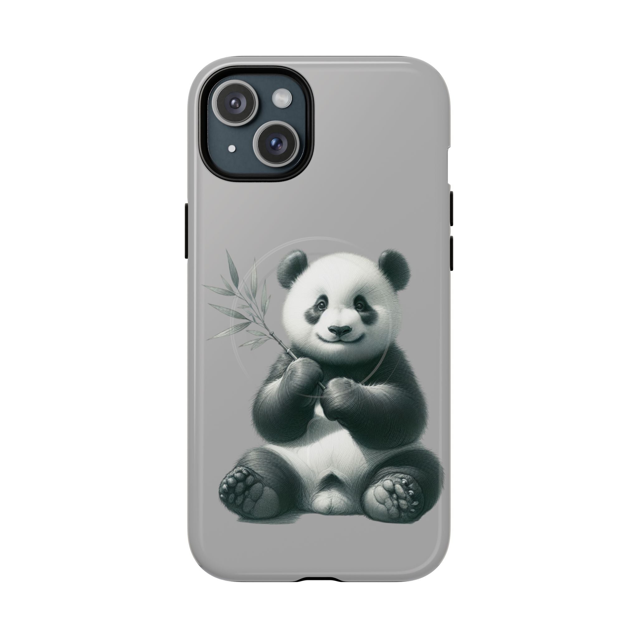 Cute Panda Magnetic Phone Case, Durable Phone Cover, Gift for Animal Lovers, Cute Phone Accessory, Stylish Protection Case